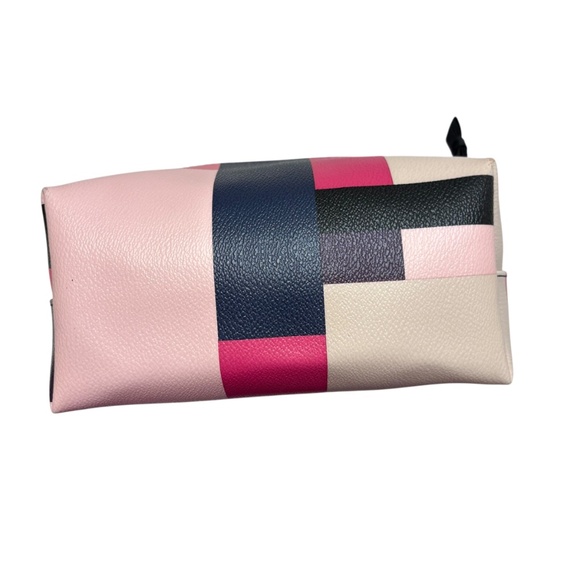 Kate Spade New York Medium Davie Brightwater Drive Color Block Party Cosmetic Ba - Picture 2 of 10